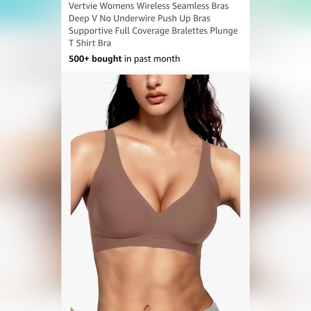 VertVie Wireless Plunge Bra